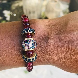 Red garnet bracelet